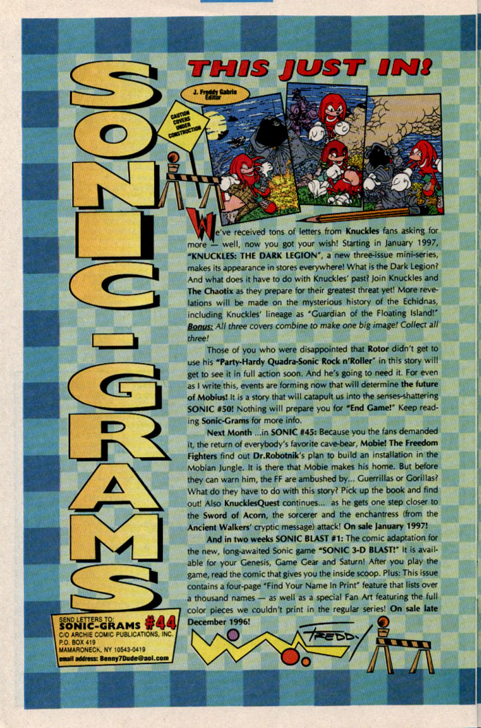 Sonic - Archie Adventure Series March 1997 Page 27